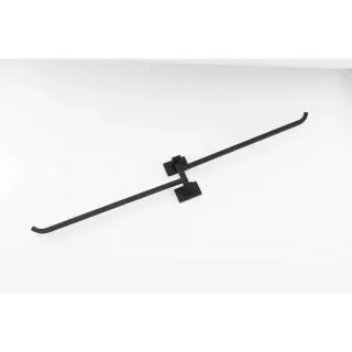 Полотенцедержатель двойной Gappo G0712-6 чёрный